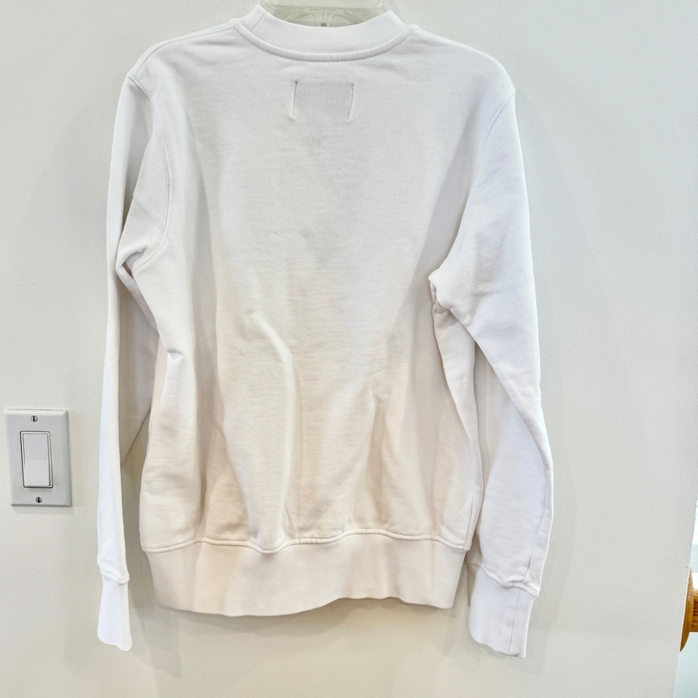 NWT Casablanca Beach Tennis Girl White Crewneck Sweatshirt Top - Picture 7 of 16